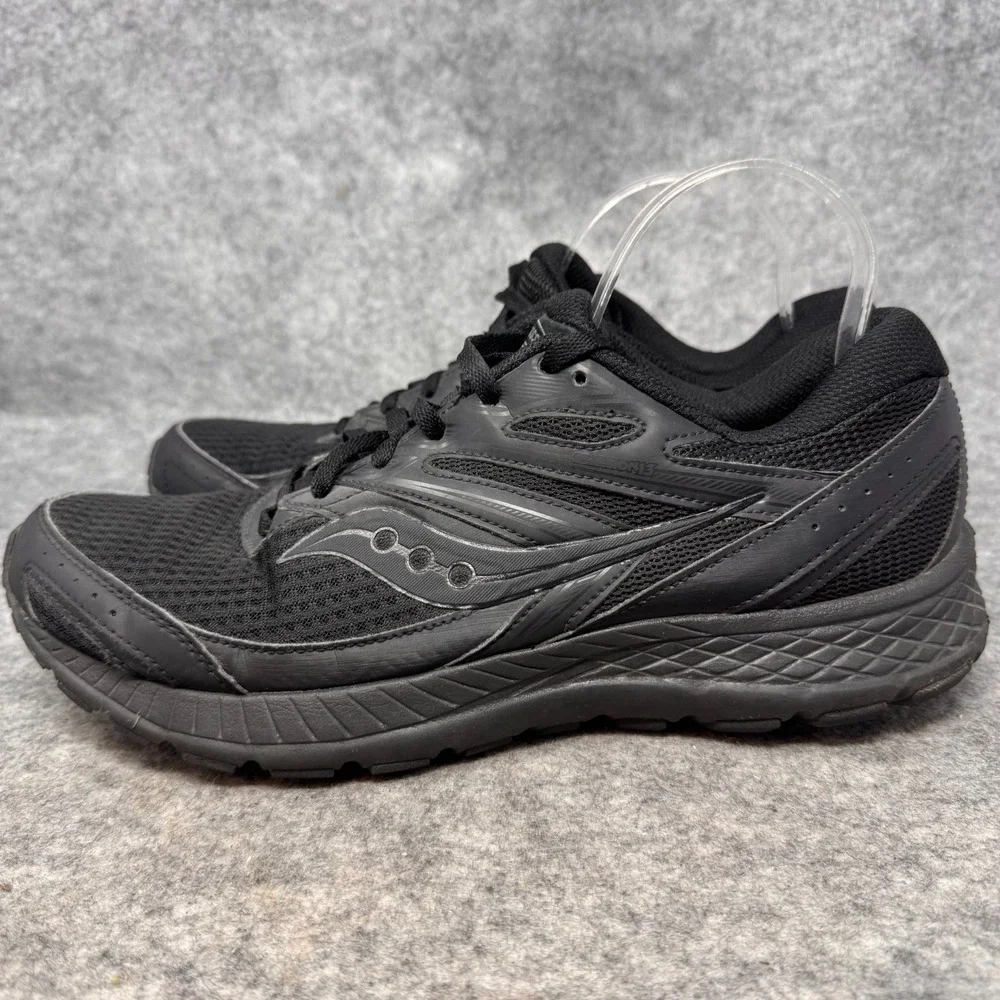 Saucony Mens Cohesion 13 Black Running Shoes Sneakers Size 11.5 S20559-4